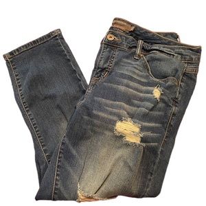 Torrid Cropped Mid Rose Skinny Jeans